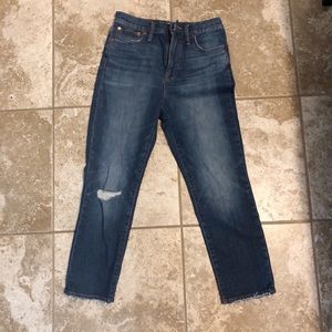 Brand new Madewell Perfect Vintage Crop jeans.